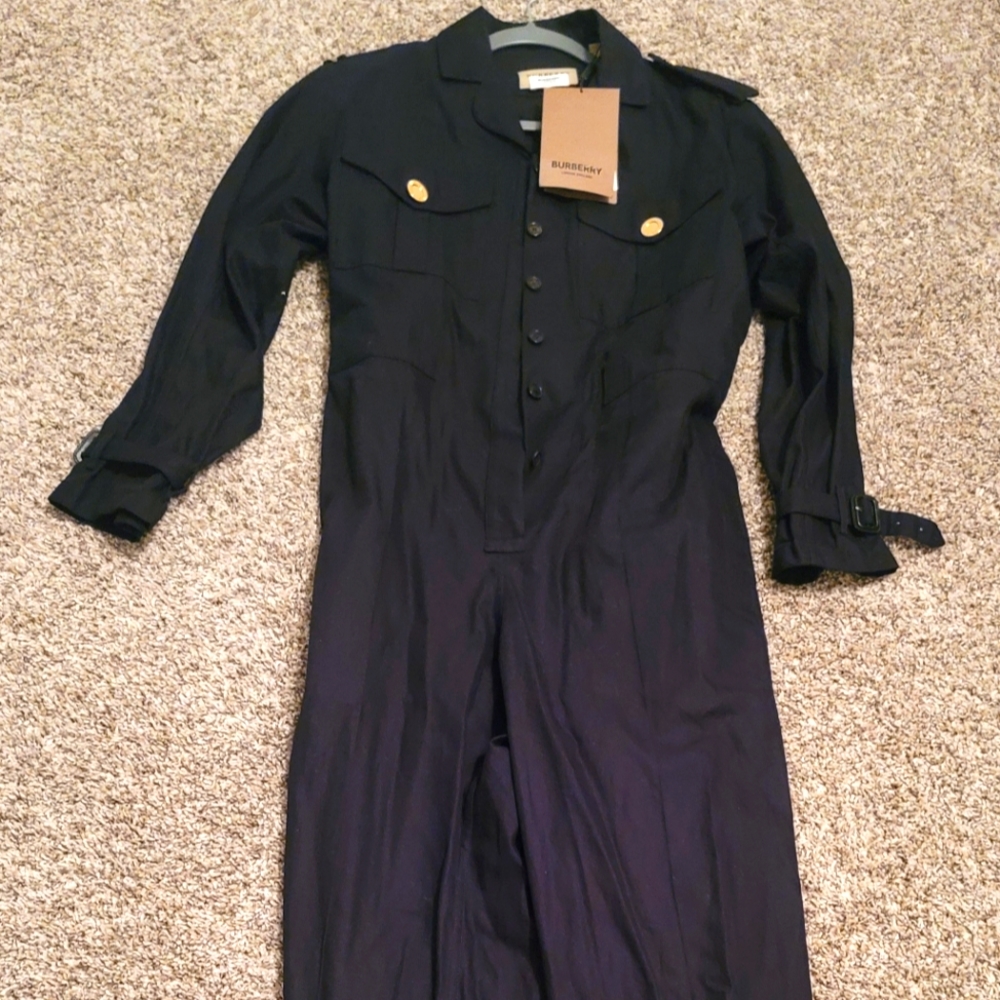 Burberry V-neck Jumpsuit